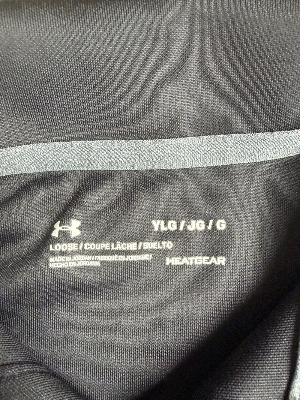 Under Armour Men’s Black Polo with Reflective Logo